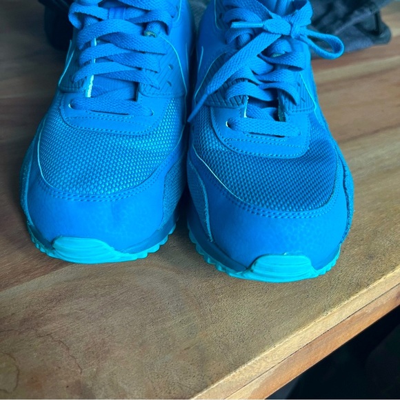 Nike Air Max 90 Premium Blue Women's Size 10 443817-401 - Picture 5 of 7